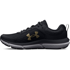 Under Armour Kid's Assert 10 Running Shoes Black/Metallic Gold