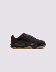 Jordan Flight Court Grade School Boys' "Black/Varsity Red/Gum Med Brown" Shoe