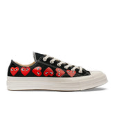 COMME DES GARÇONS X Converse Multi Heart Chuck 70 Lo Top