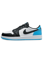 Air Jordan 1 Low Black Dark Powder Blue