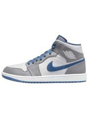 Air Jordan 1 Mid True Blue Cement