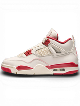 Air Jordan 4 Retro Valentine Day Pale Ivory Sierra Red