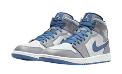 Air Jordan 1 Mid True Blue Cement