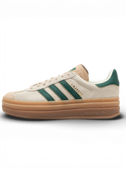 Adidas Gazelle Bold Magic Beige Collegiate Green