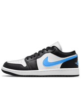 Jordan 1 low Black University Blue White (W)