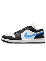 Jordan 1 low Black University Blue White (W)