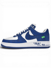 Louis Vuitton Nike Air Force 1 Low By Virgil Abloh White Royal