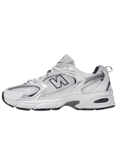 New Balance 530 White Silver Navy