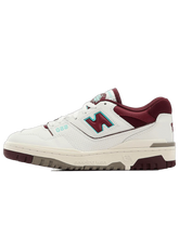 New Balance 550 Burgundy Cyan