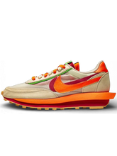Nike LD Waffle sacai CLOT Kiss of Death Net Orange Blaze