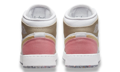 Jordan 1 Mid SE Pastel Vivid Green Grind (GS)