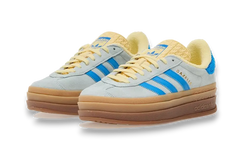 Adidas Gazelle Bold Almost Blue Yellow (Women's)