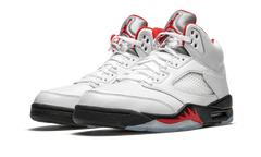 Jordan 5 Retro Fire Red Silver Tongue (2020)