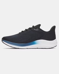 Under Armour Men's Big Logo Charged Pursuit 4 Shoe Black/Blue/Anthracite