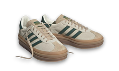 Adidas Gazelle Bold Magic Beige Collegiate Green