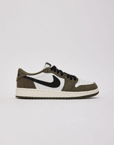 Jordan Air Jordan 1 Retro Low 'Medium Olive' Grade-School
