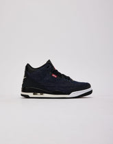 Jordan Air Jordan 3 Retro x Levi's 'Indigo and Gym Red' Grade-School