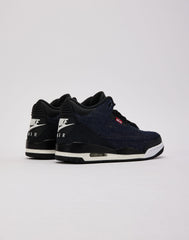 Jordan Air Jordan 3 Retro x Levi's 'Indigo and Gym Red' Grade-School