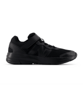 New Balance Kid's 578v1 Bungee Lace with Top Strap Shoe Black