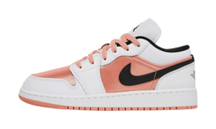 Air Jordan 1 Low White Light Madder Root (GS)