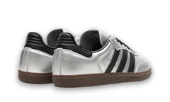 Adidas Samba OG Silver Metallic Black Gum