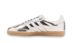 adidas Samba OG Silver Metallic Cracked Leather