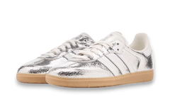 adidas Samba OG Silver Metallic Cracked Leather