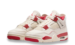 Air Jordan 4 Retro Valentine Day Pale Ivory Sierra Red