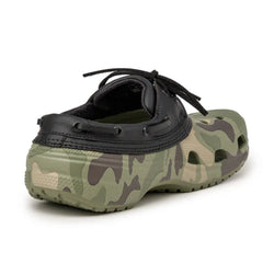 Crocs Classic Duck Camo Boat Shoe - Black