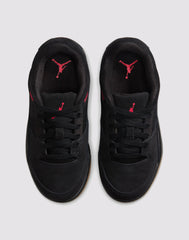 Jordan Flight Court Grade School Boys'&nbsp;"Black/Varsity Red/Gum Med Brown"&nbsp;Shoe