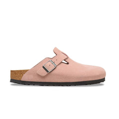 Boston Soft Footbed Suede Pink Clay