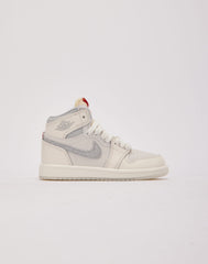 Jordan Air Jordan 1 Retro High OG 'Sail and University Red' Pre-School