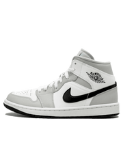 Jordan 1 Mid Light Smoke Grey Black (W)