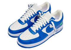 Louis Vuitton Nike Air Force 1 Low By Virgil Abloh White Royal