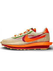 Nike LD Waffle sacai CLOT Kiss of Death Net Orange Blaze