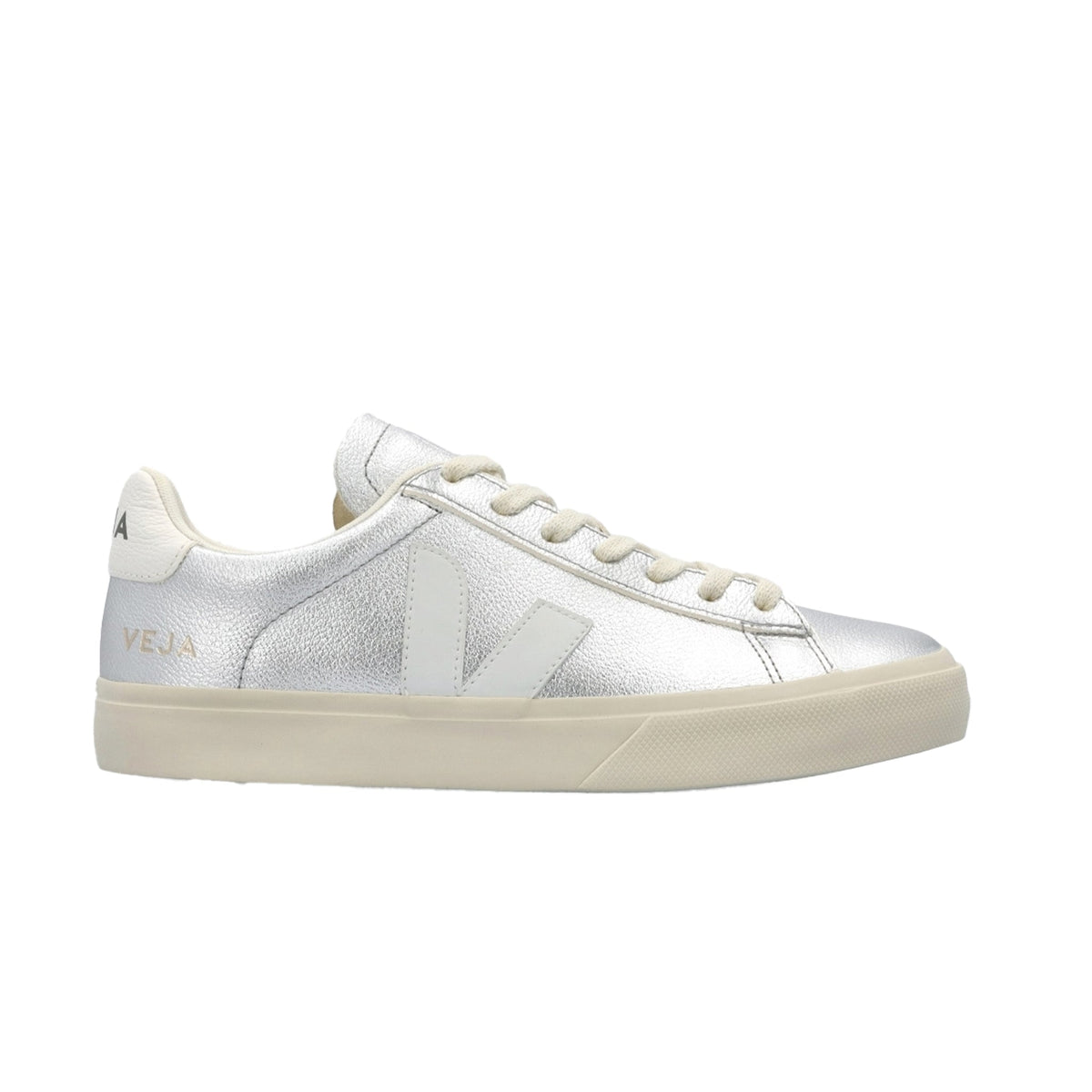 Campo Leather Silver White
