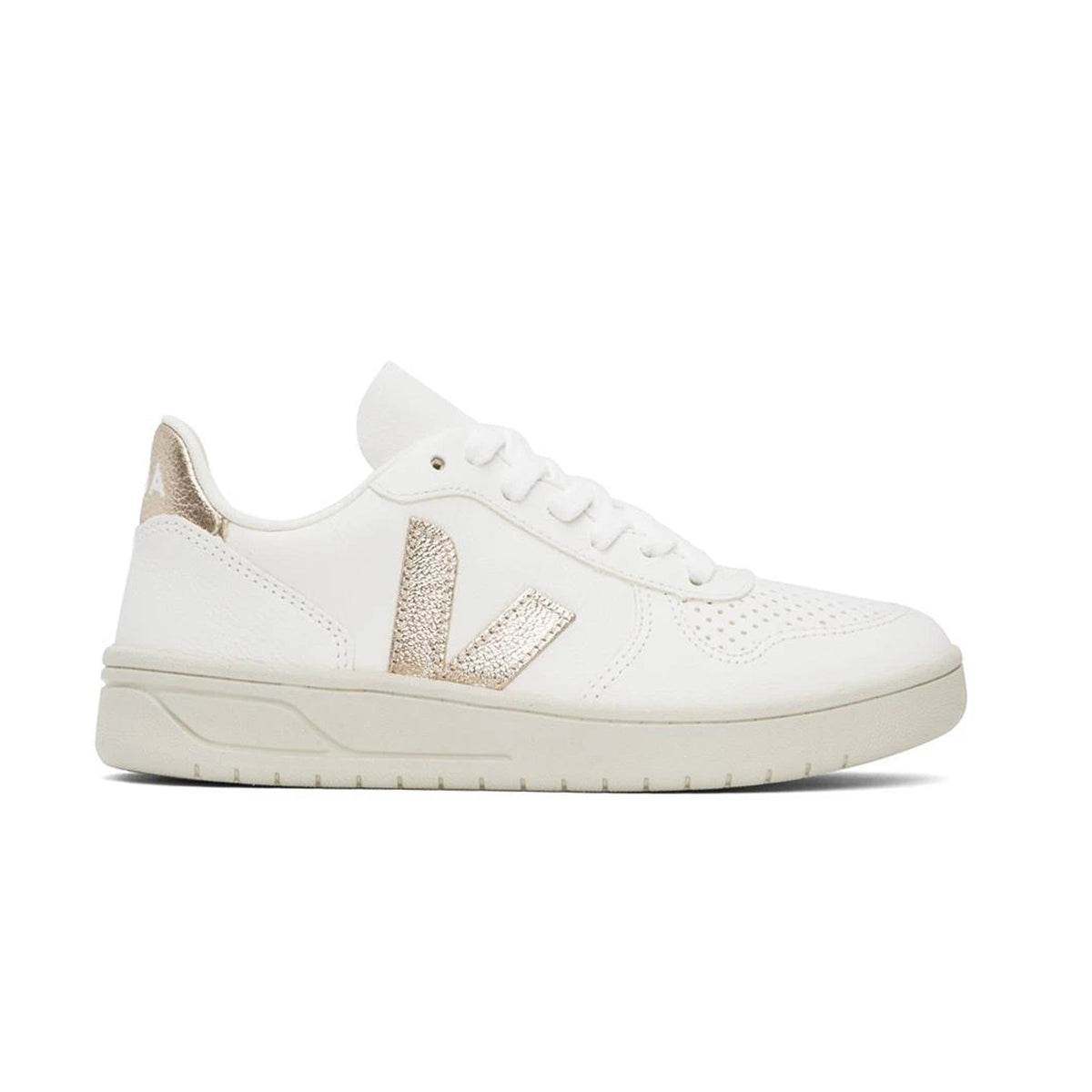 V-10 Leather White Platine