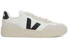 V 90 Leather White Black