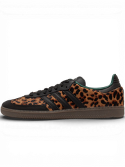 adidas Originals Women's Samba OG "Black Green Leopard"