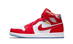 Jordan 1 Mid Barcelona Sweater Red Patent