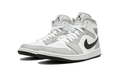 Jordan 1 Mid Light Smoke Grey Black (W)