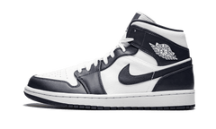 Jordan 1 Mid White Metallic Gold Obsidian