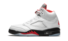 Jordan 5 Retro Fire Red Silver Tongue (2020)
