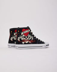 Ed Hardy Heart Skull Hi