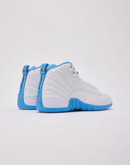 Jordan Air Jordan 12 Retro 'White and University Blue' Grade-School