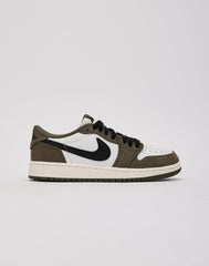 Jordan Air Jordan 1 Retro Low 'Medium Olive' Grade-School