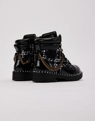 Kurt Geiger Chain Combat Boot Pre-School