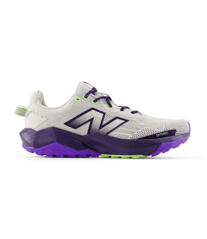 New Balance Kid's Nitrel Lace Shoe Grey/Purple