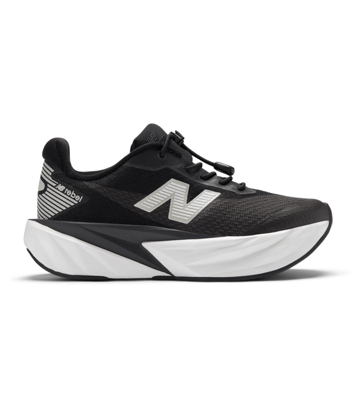 New Balance Kid's FuelCell Rebel Bungee Lace w/Toggle Shoe Black