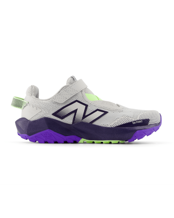 New Balance Kid's DynaSoft Nitrel Bungee Lace with Top Strap Shoe Grey/Indigo